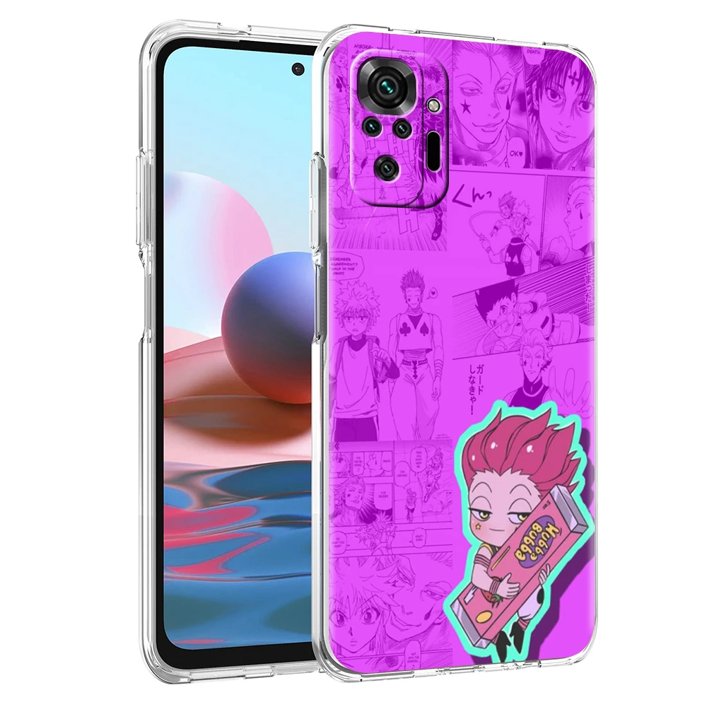 Hunter X Hunter 3 Transparent Phone Case for Redmi Note 11 11T 10S 8A 9A 9C 7 8 9 10 K40 4G Plus Pro 4G Soft Cover Shell Fundas