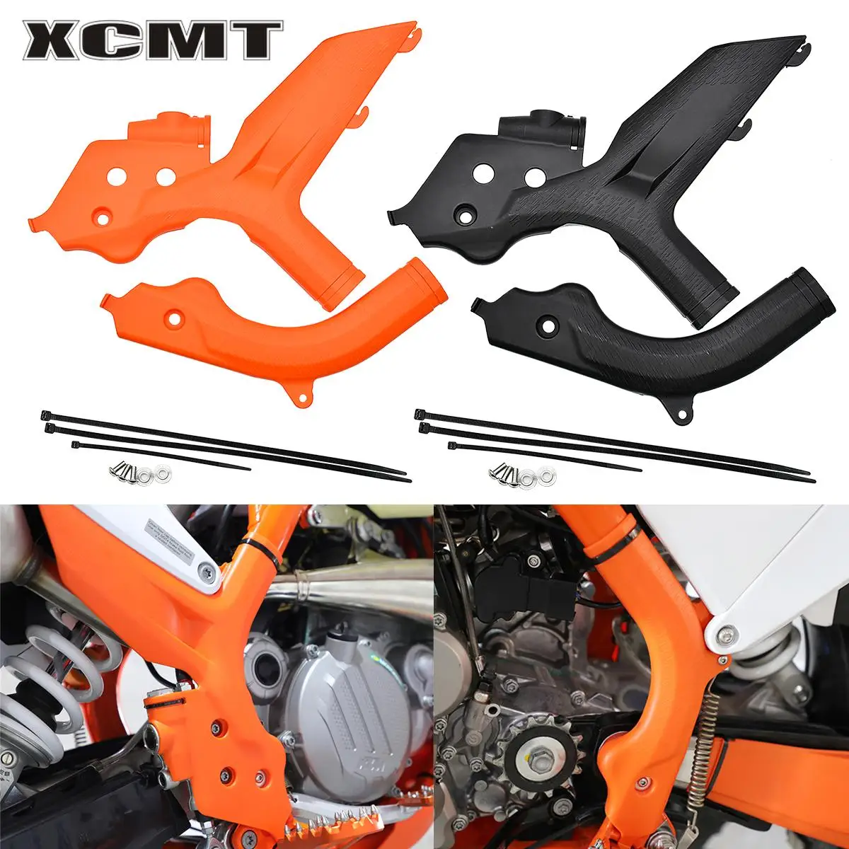 

Для KTM 125 200 250 300 350 400 450 EXC EXCF SX SXF XC XCF XCW XCFW защита рамы мотоцикла защитные чехлы 2020-2021 2022