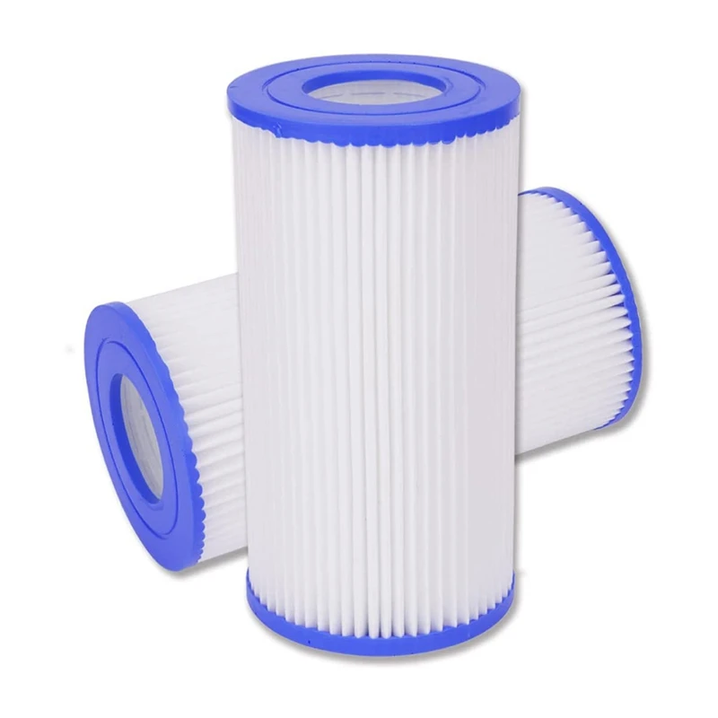 

2 Pcs Pool Filter Type A/C For Inflatable Pool Spa Hot Tub Filter For Bestway III Intex 29000E 59900E Pool Pumps Filter