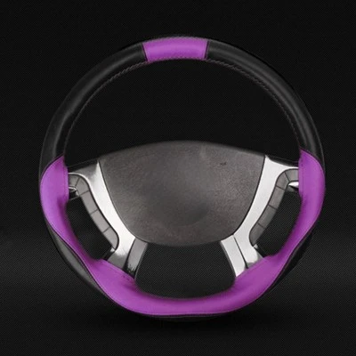 

Оплетка на руль из микрофибры, кожаный чехол на руль для грузовика, аксессуары для салона автомобиля 42 45 47 50 см