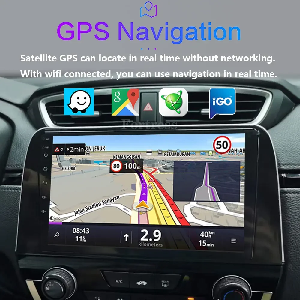 Фото Android 16 для Honda CRV CR-V 5 RT RW 2017-2022 Автомобильный радиоприемник Мультимедийный видеоплеер Навигационный стерео GPS Без 2din 2 din dvd №4
