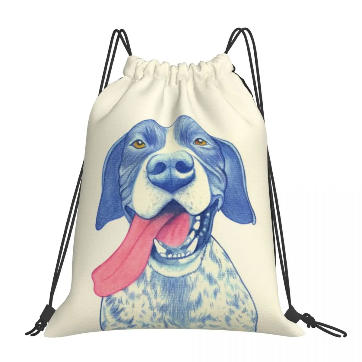 

Немецкие рюкзаки с короткой шерстью, Модные Портативные Сумки на шнурке, сумка на шнурке с карманами, спортивная сумка, сумки для книг для путешествий