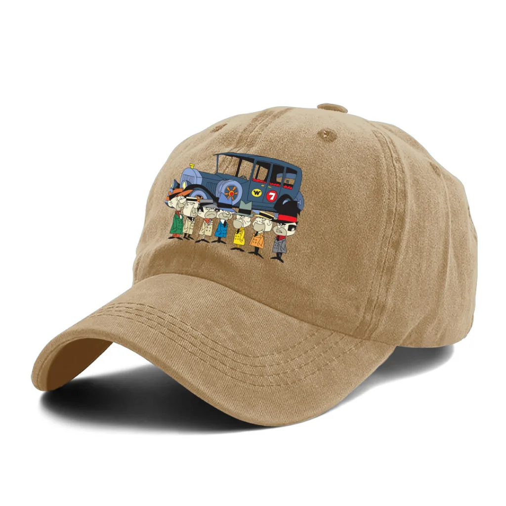 

Wacky Races 1968 Anime TV Series Multicolor Hat Peaked Women's Cap 1960s CARTOONS Personalized Visor Protection Hats
