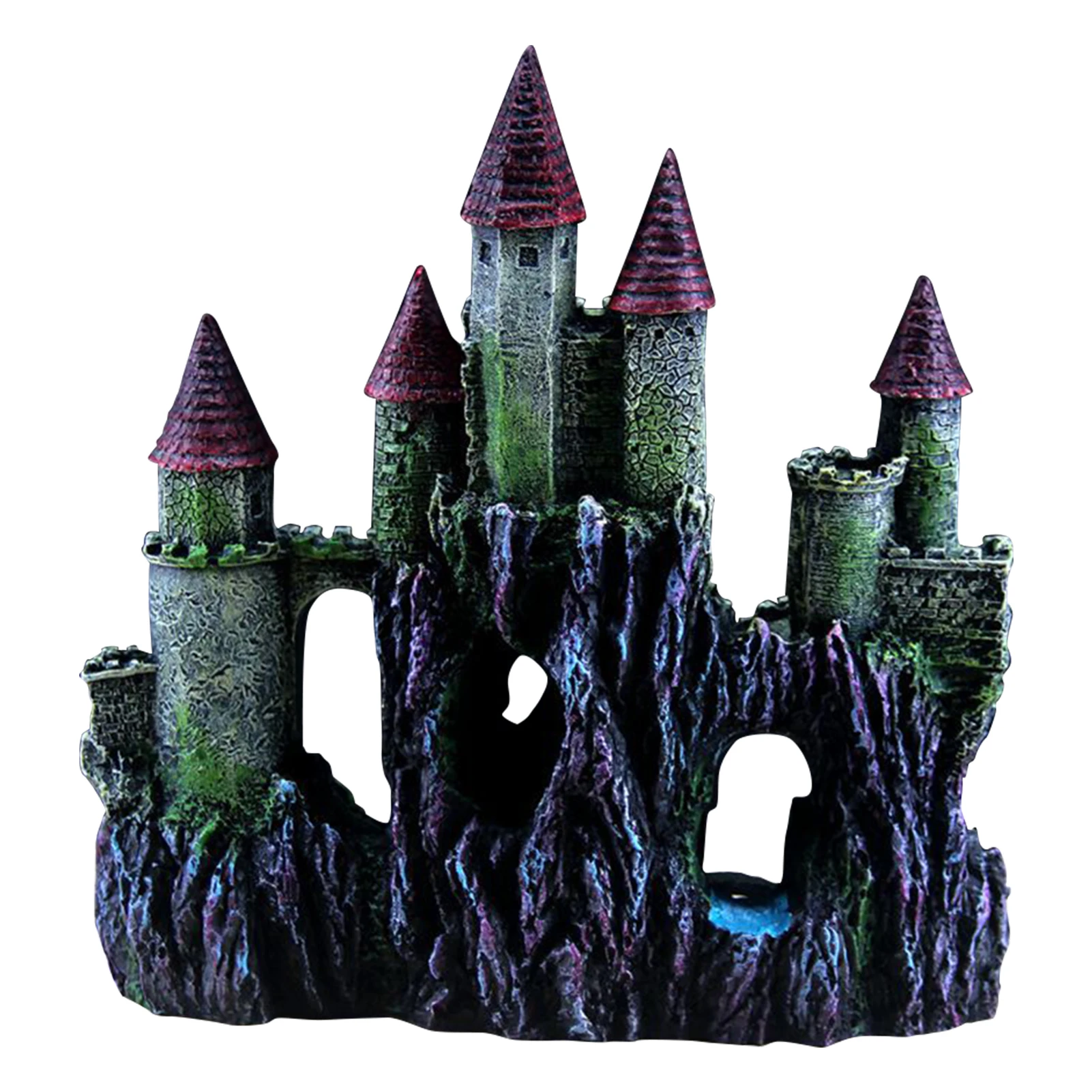 

Ландшафтные изделия для аквариума, легкая настольная искусственная маленькая смола, искусственное украшение, подводные подарки для дома, т...