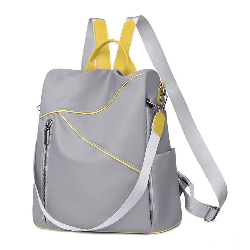 

2022 New Oxford Backpack Portable Backpack Fashion Versatile Solid Color Simple Bag Large Capacity Portable Leisure Travel Bag