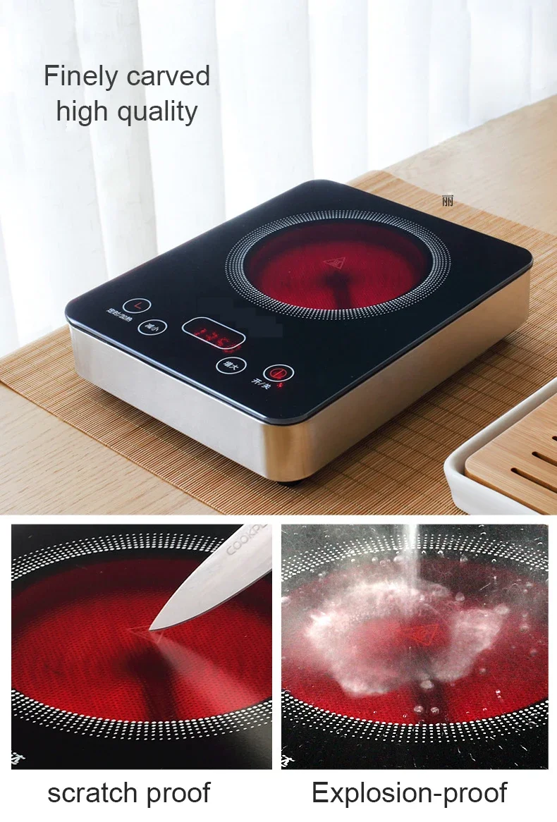 Электрическая Керамическая Мини-индукционная Плита Для Горячего Горшка