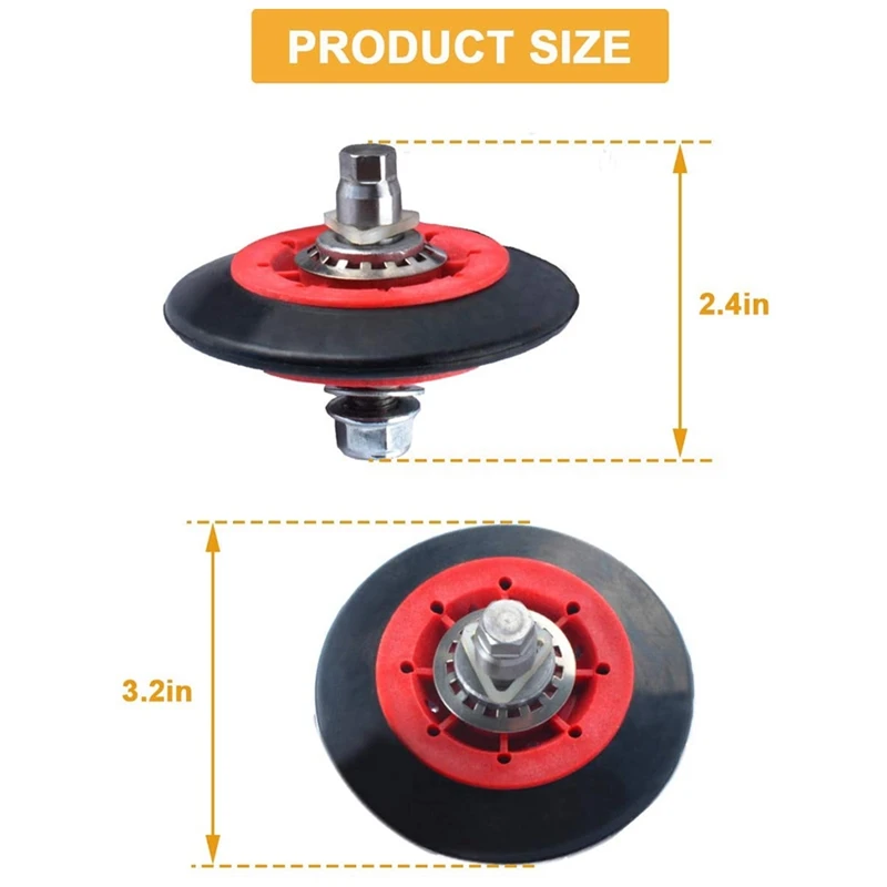 

4 Pack of 4581EL2002C Dryer Drum Roller Assembly Fit for LG, Kenmore, GE Replace Part 4581EL3001C, PS8260240