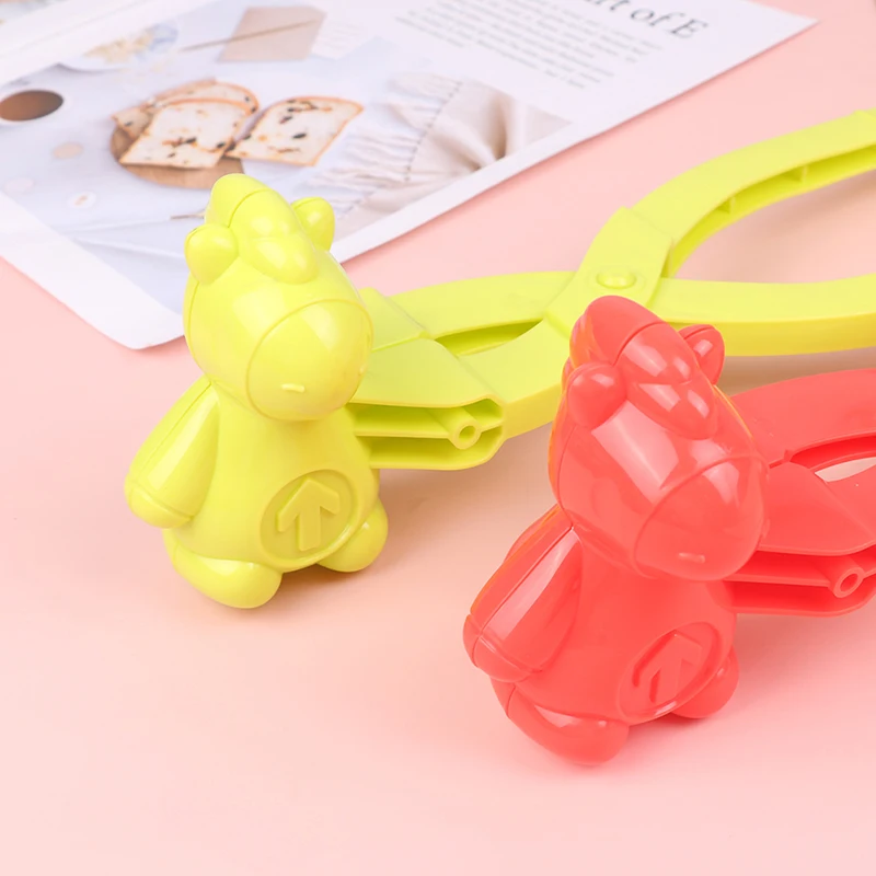 

1 шт., форма для снега, клипса для изготовления пони, снега, песок, инструмент, игрушки, инструмент для снега, плоскогубцы для искусственных ак...