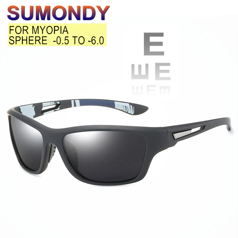 Солнцезащитные очки SUMONDY для близорукости по рецепту от -0 5 до -6 0 женщин и мужчин