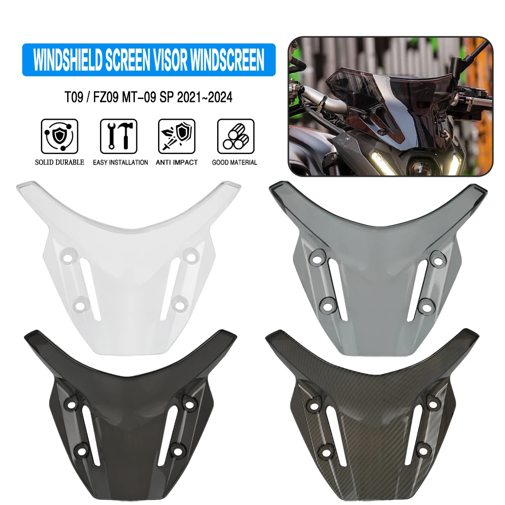 Для Yamaha MT 09 MT09 SP FZ09 MT- 092021 -2023 Аксессуары для мотоциклов Спортивный экран Дефлектор