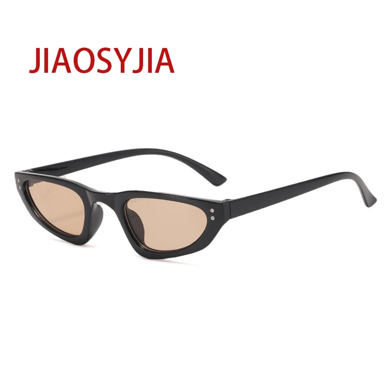

JIAOSYJIA Casual Plain Cat Eye Retro Sunglasses Summer Fashion Retro Shades Sunglasses Hip-hop Aesthetic Shades Eyewear JS1114