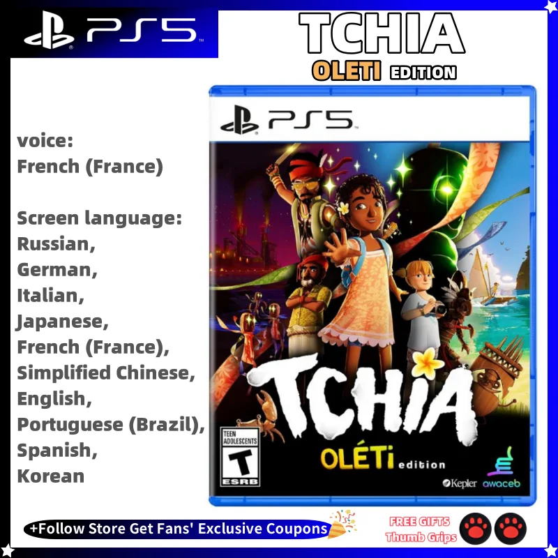 Sony Playstatio5 PS5 оригинальная новая игра CD TCHIA OLETI EDITION Playstation5 игровая карта SONY Ps5 игры