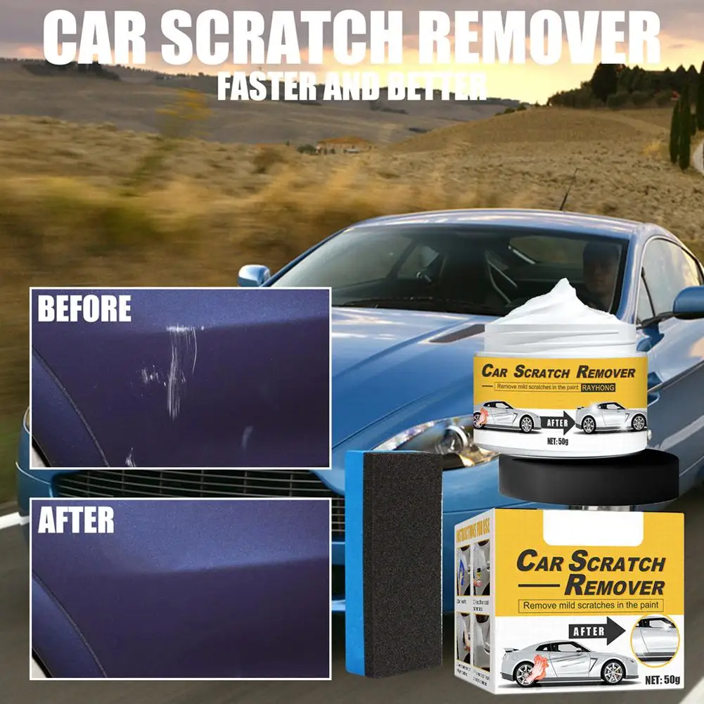 

Car Wax Polish Scratch Remover Polishing Compound & Dazzling Scratch Remover Paste Creates Repair Shine Scratch Car A Deep W3T9