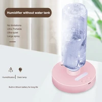 40ml water bottle humidifier portable moisturizing humidification bedside misting air diffuser study low noise room mist maker