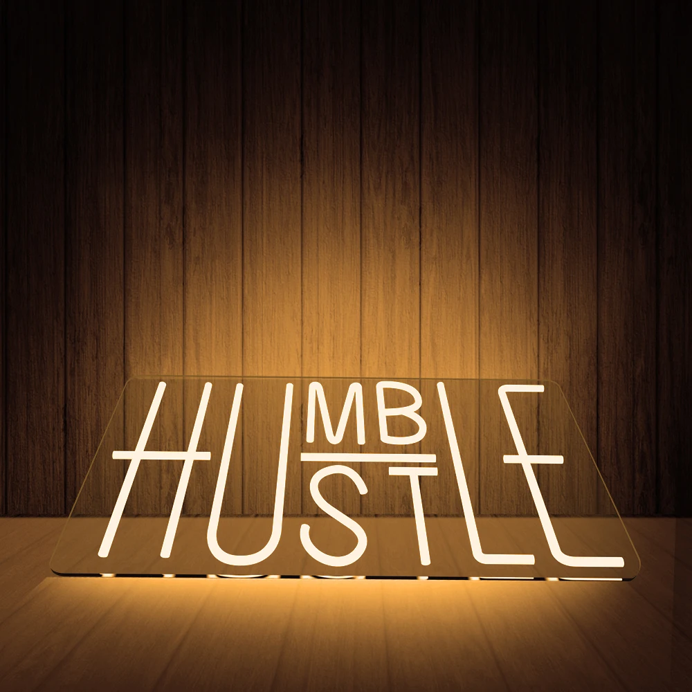 Скромная неоновая вывеска с подсветкой подсветка для украшения спальни магазина