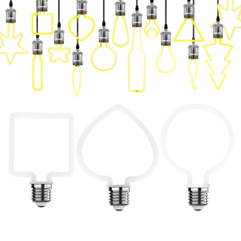 

Vintage Soft Filament Led Edison Bulb E27 4W 8W AC 220-240V Retro Spiral Lamp Holiday Night Light Home Decor Halloween Lights