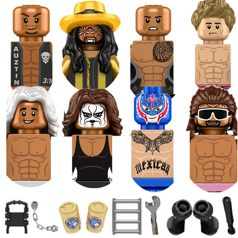 

Wrestling Superstar Mini Man Blocks
