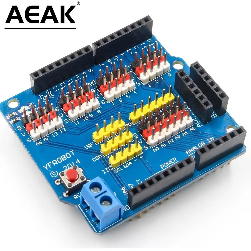 Сенсорный экран AEAK, плата расширения, щит UNO R3 V5.0, Электрический модуль uno r3, новинка