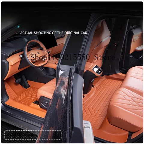 Автомобильный коврик для ног для Changan Deepal S7 S07 2025, полностью все включено, автомобильный напольный коврик, кожаные водонепроницаемые подушечки для ног, украшение интерьера