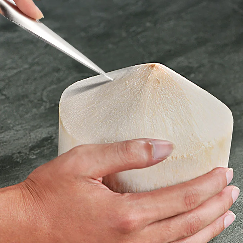 Нож из нержавеющей стали для быстрого сверления кокосовых фруктов | Дом и сад