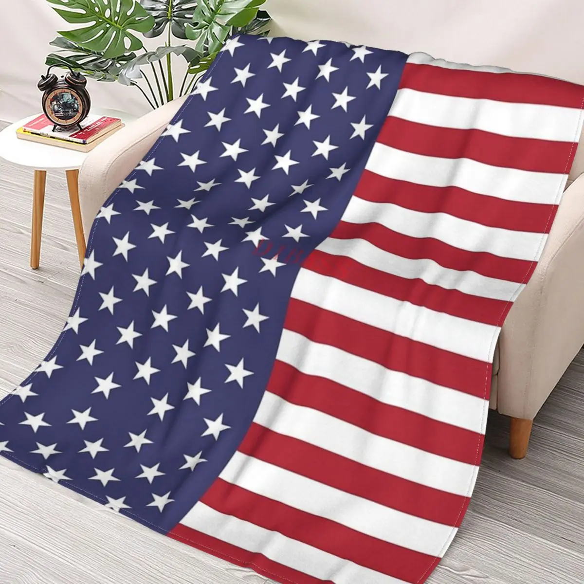 

United States Of America - American - Independence Day Apparel T-Shirt 3D Printed Flannel Throw Blanket