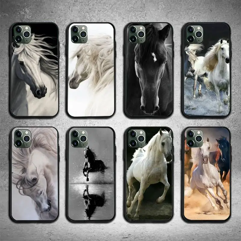 

Running Horses Phone Case For Iphone 11 12 13 Pro Max 5s 6s 7 8 Plus X Xr Xs Max Se 2020 13 Mini Case Cover