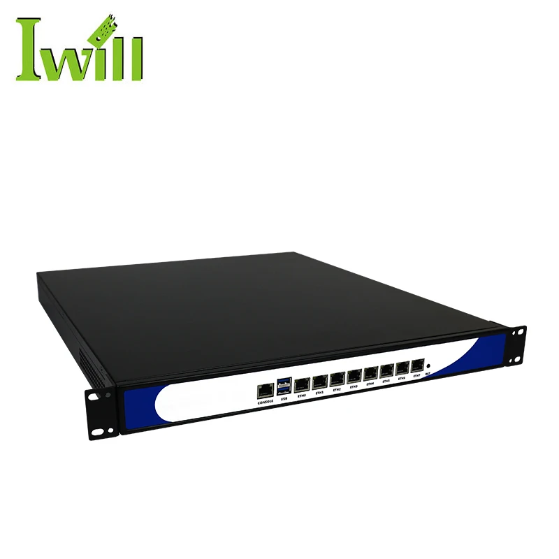 

19 inch 1U Firewall pfsense Rack Mount server rack standard with 6 Lan port