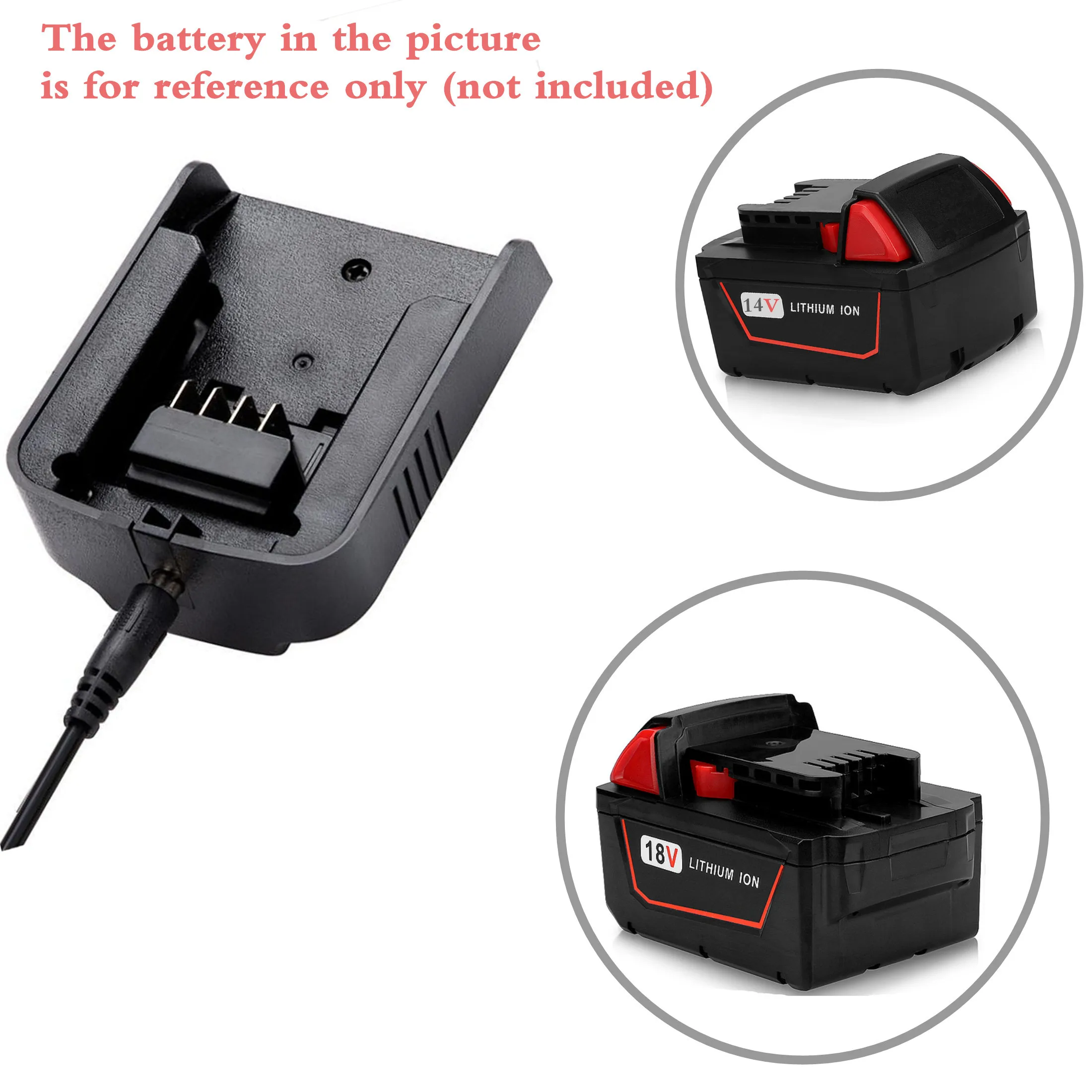 

Hotsell Eu Plug 14.4V-18V Power Tool Lithium Battery Charger 1A For Milwaukee M18 M14 Li-ion battery High qualiyt free shipping