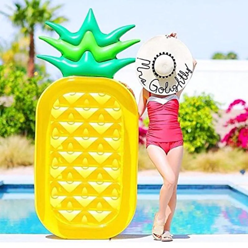 Плавающий подвесной надувной матрас для бассейна фруктовый ананас арбуз кактус