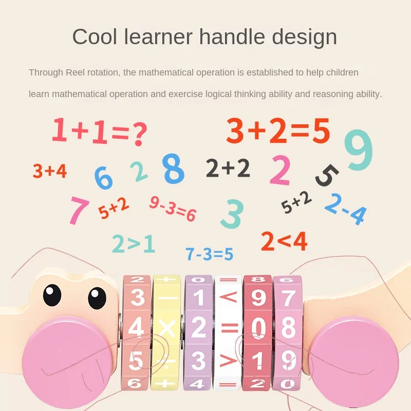 

Детский Цифровой алфавит пазл обучающая игрушка деревянная игрушка для раннего развития цилиндрический Кубик Рубика подарок на день рожде...