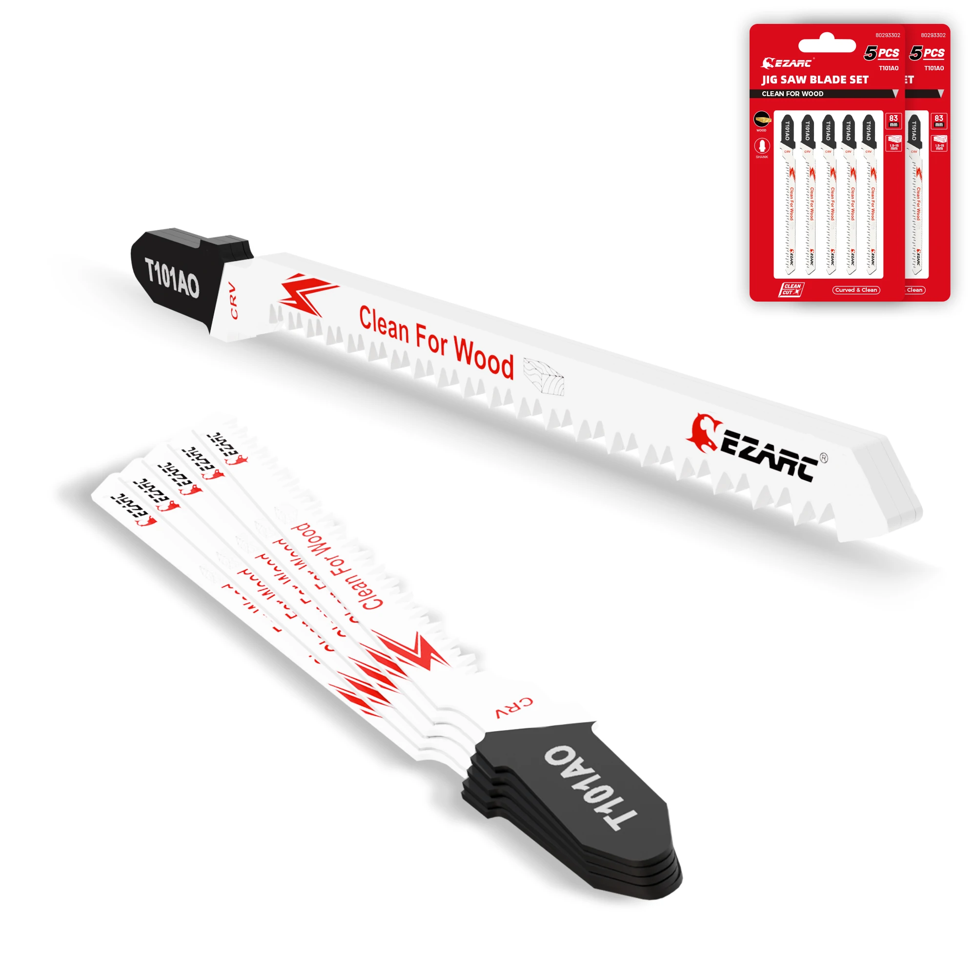 

10 шт., 20 полотен для лобзика TPI T101AO, полотна для лобзика с Т-образным хвостовиком для деревообработки, чистая прецизионная изогнутая древесина и чистая резка