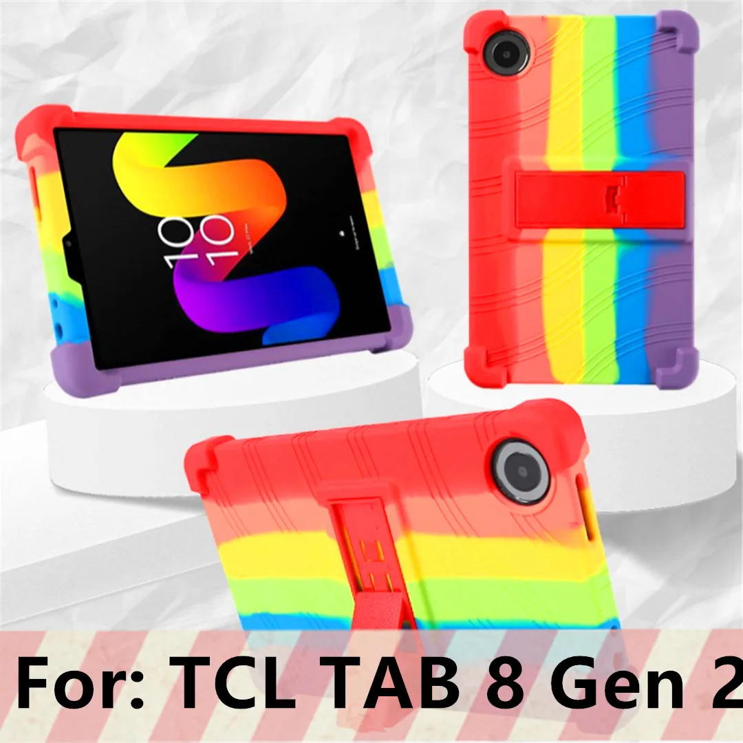 Фото Чехол-подставка для TCL Tab 8 Gen 2 8188X, 8,7 дюйма, мягкий силиконовый защитный чехол для планшета, мягкий защитный чехол-фунда №1