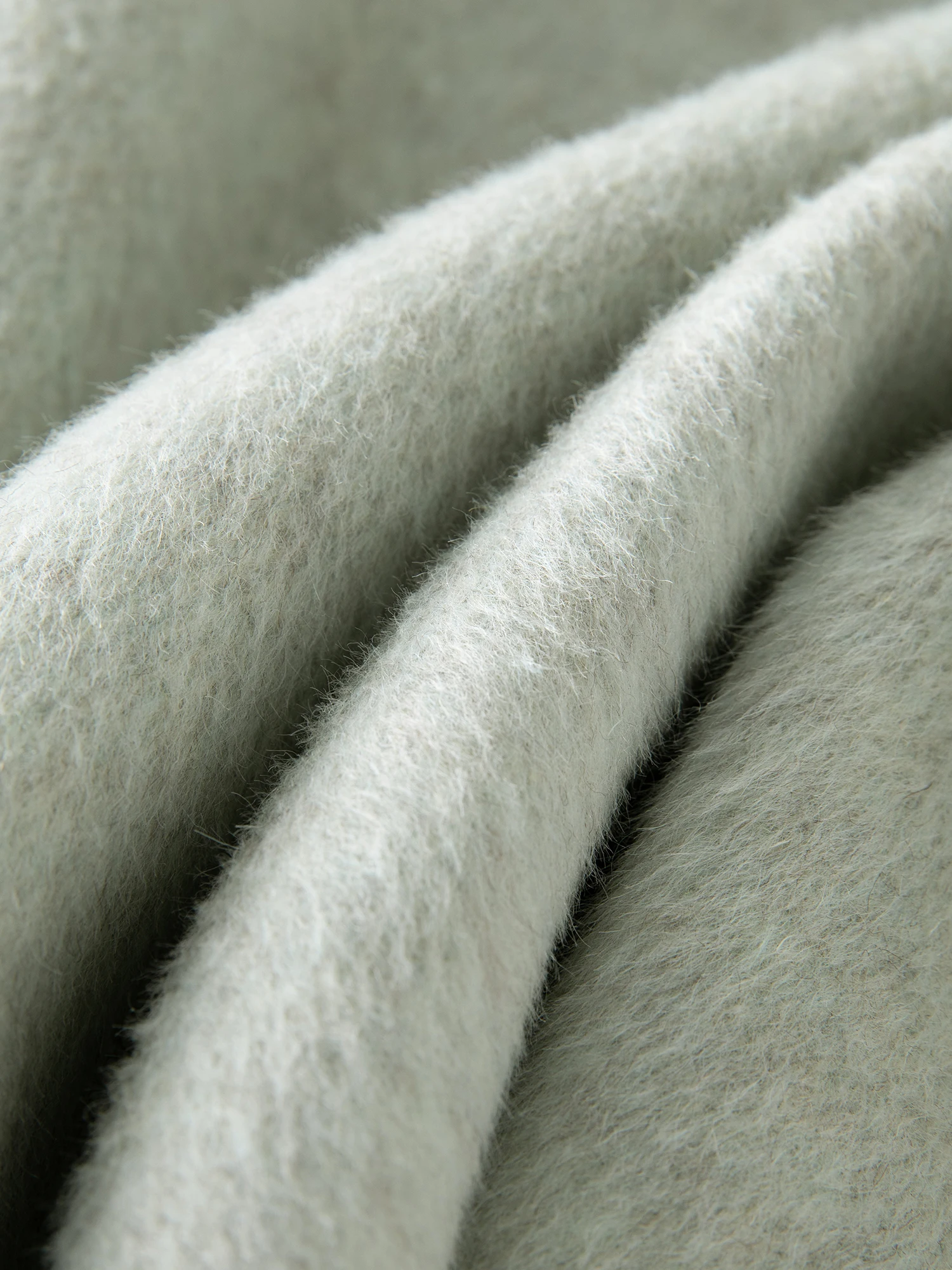 Классический женский костюм DUSHU больших размеров двустороннее шерстяное пальто