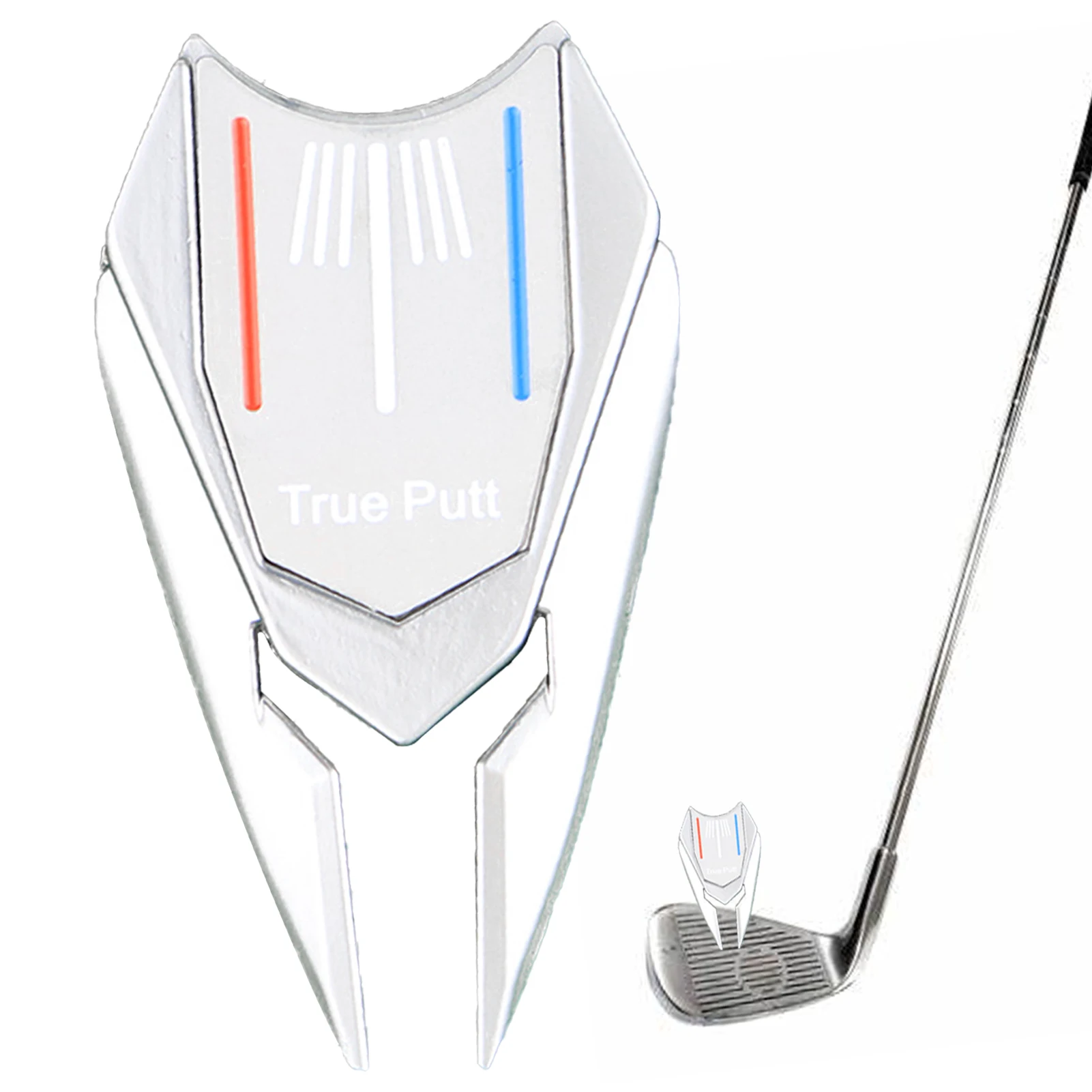 

6 In 1 Golf Divot Repair Tool Pitch Groove Cleaner Golf Accessories Putting Green Fork Dropship