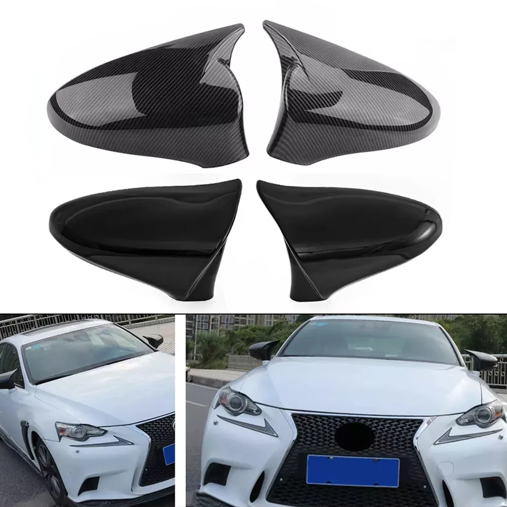 Глянцевая черная крышка зеркала Крышка бокового на крыло - для Lexus IS RC GS 200 300 350 450 F