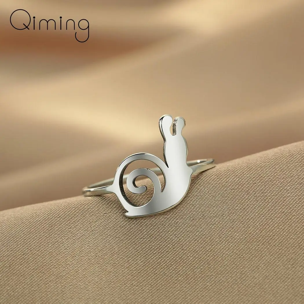 Женское кольцо из нержавеющей стали в виде леса