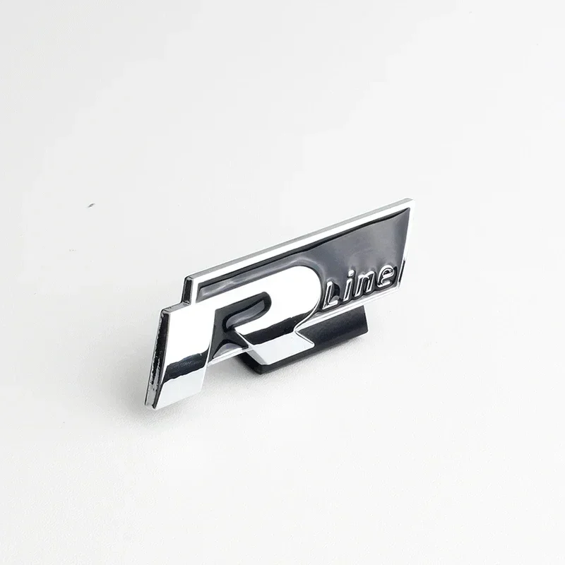 

Эмблема на переднюю решетку автомобиля для Volkswagen Rline Polo Passat B5 B7 Golf 3 4 5 Jetta Touareg Beetle Хвост багажника, значок на крыло, наклейка