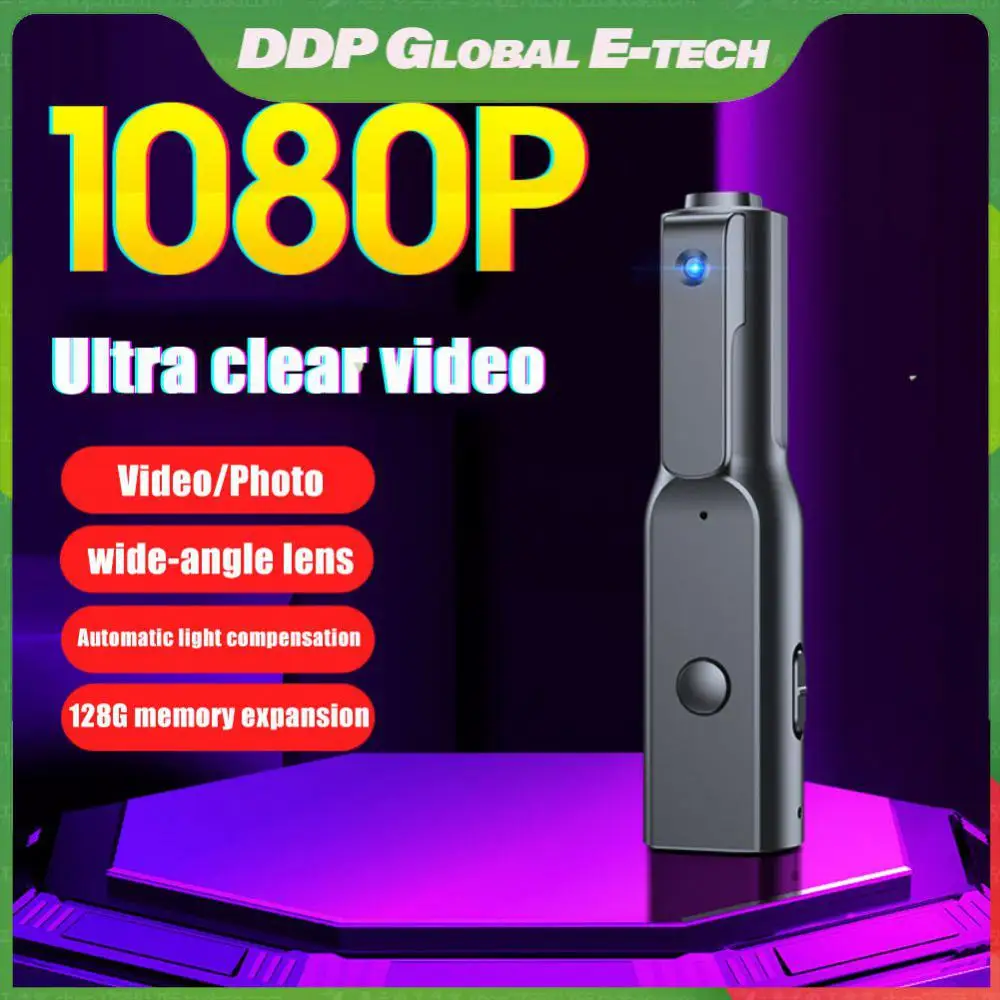 

1080p Portable Voice Recorder Camera Wearable Pen Mini Digtal Camera Video Audio Video Hd Resolution Small Nanny Camcorder 500w