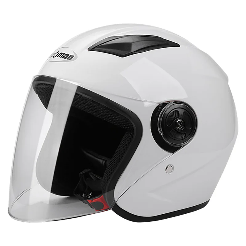 

Motorcycle Helmet Open Face Motorbike Vintage Retro Jet Pilot Casque Mopeds Scooter Cascos Commute Safety Motocross Capacete