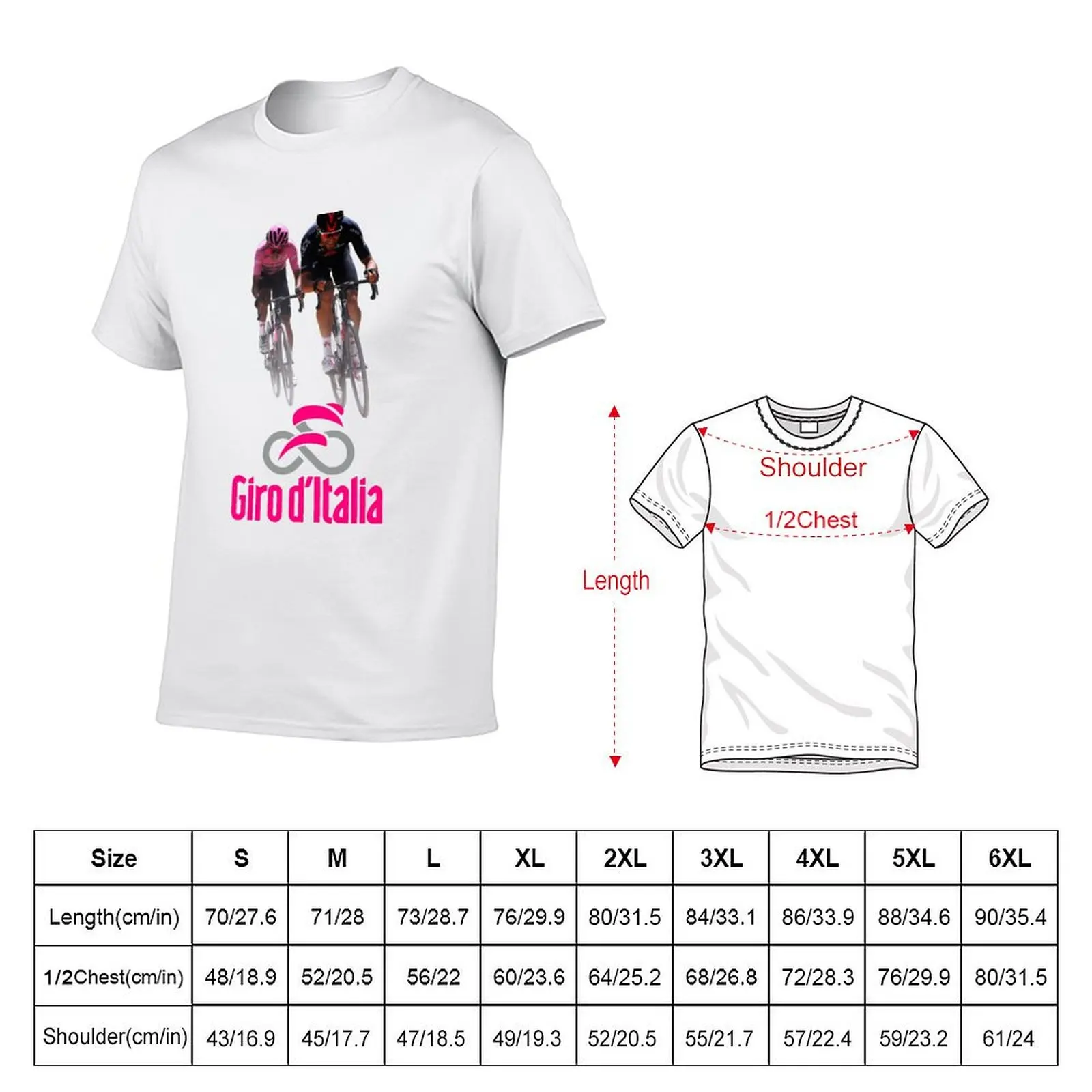 Фото Футболка Giro d'Italia, мужская футболка, хлопковая футболка, персонализированная футболка с аниме-принтом, футболка №2