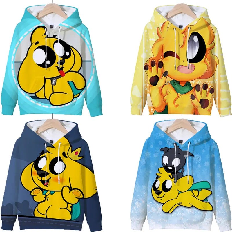 

Детские толстовки с капюшоном Mikecrack, свитшоты для мальчиков и девочек, одежда с героями мультфильмов, топы, женские пуловеры, Подростковая у...