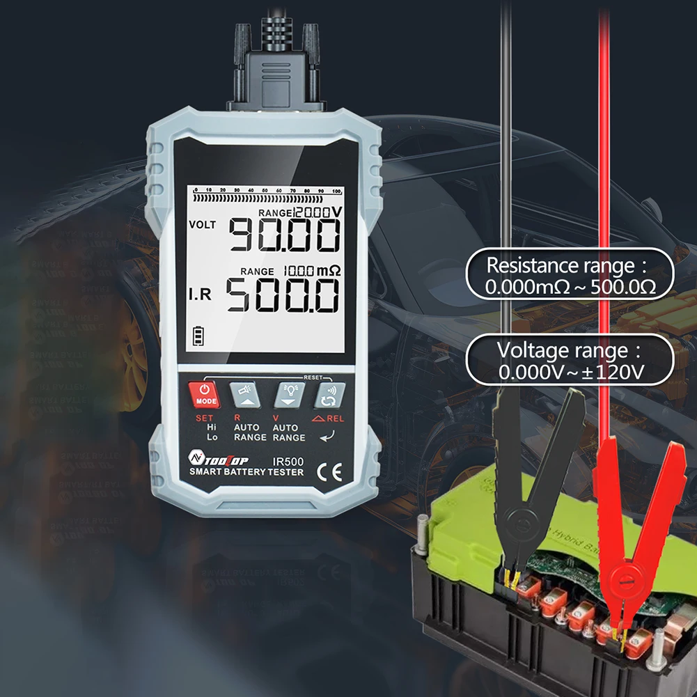IR500/IR502 Внутренний Омметр Батареи 120 В 4-проводной Тест Для Измерения Калибровки