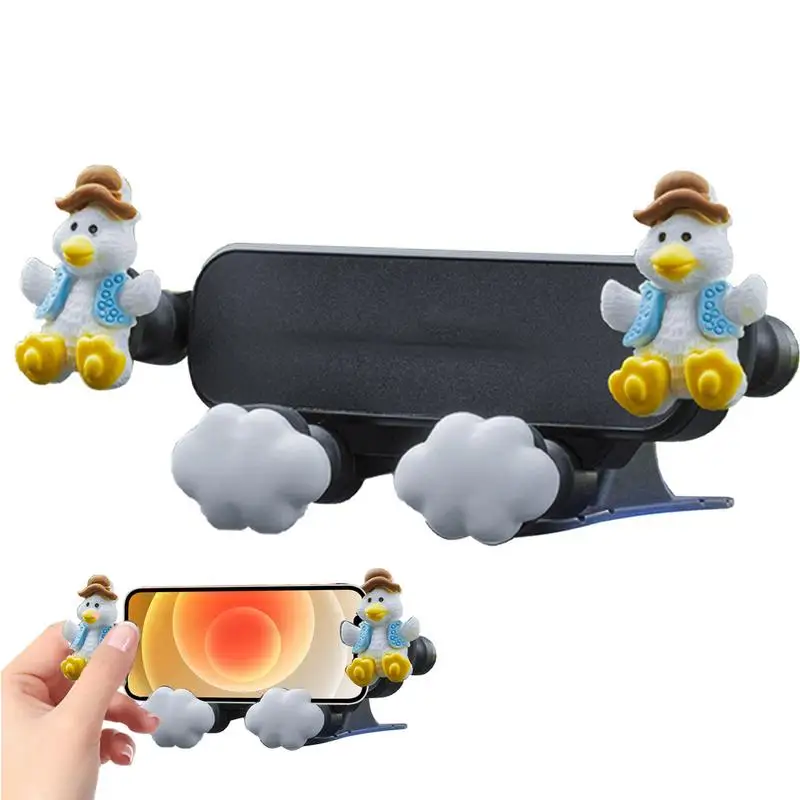 

Dashboard Phone Holder Cute Duck Astronaut Car Dashboard Cell Phone Mount Universal Car Mount Phone Holder Desk Stand Strong Adh