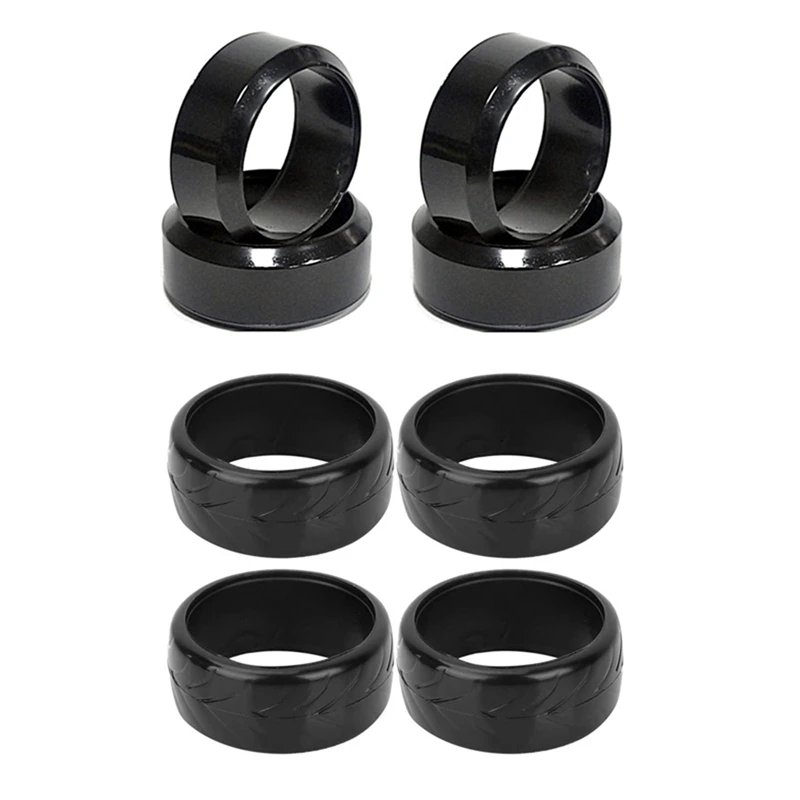 

8 шт. 62 мм RC автомобиль на дороге гоночный T-Drift жесткие шины для 1/10 HSP HPI Tamiya Yokomo HSP 94123 94103,C & A