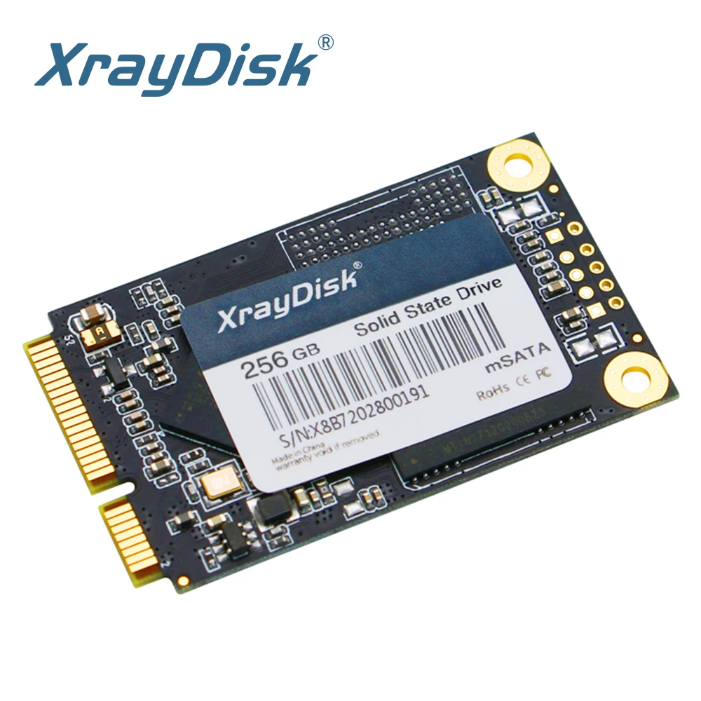 XrayDisk Sata3 Msata SSD 64GB 120GB 240GB 128GB 256GB Mini Sata Internal Solid State Hard Drive Disk For Laptop&Desktop Pc