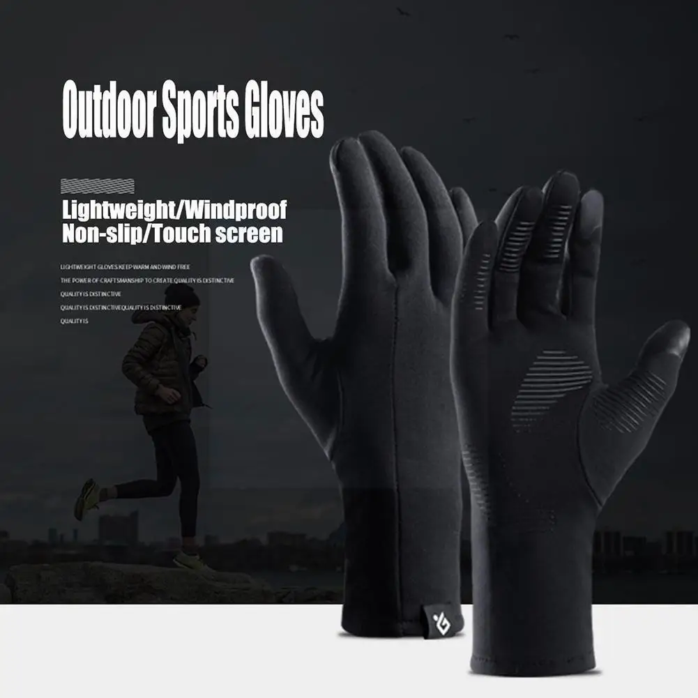 

Winter Outdoor Warm Gloves Men Thermal Windproof Non-slip Screen Climbing Hiking Riding Waterproof Sports Gloves Cycling U6b3