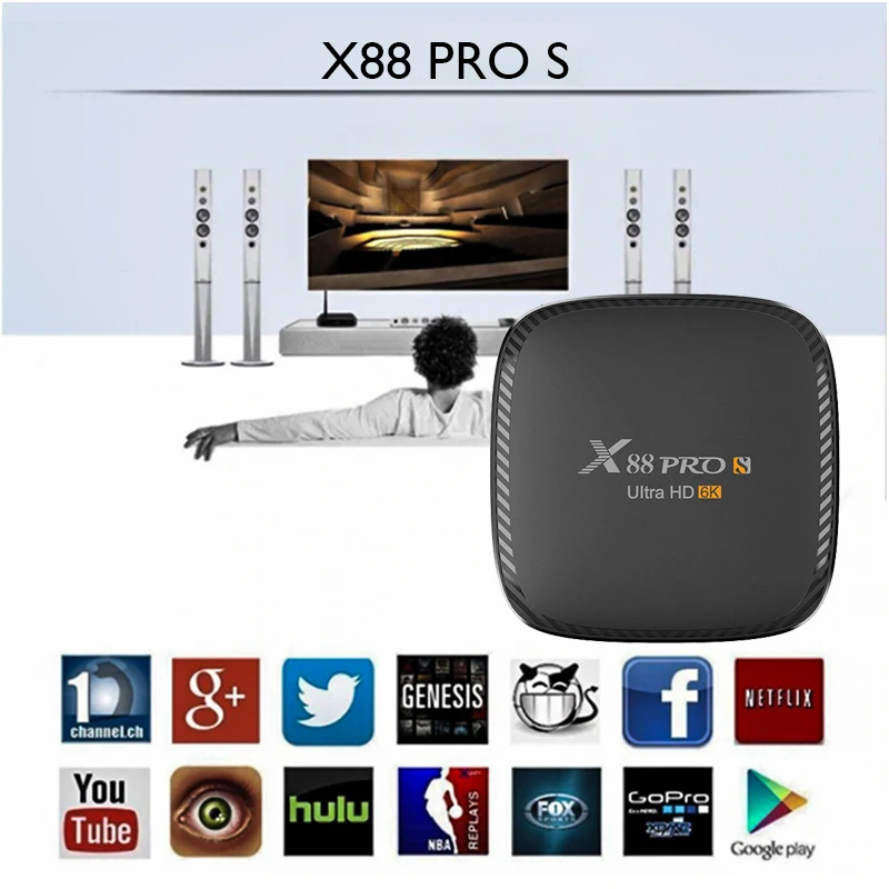X88 Pro S Allwinner H616 Поддержка IPTV/Google плееров/YouTube/Netflix smart set-top box 2.4 5G Dual WIFi 6K HD Android 10 0 tvbox |