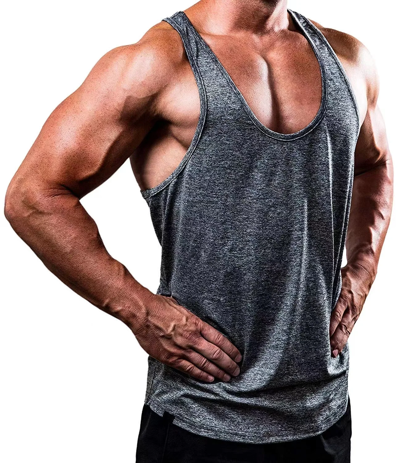 

AN823 Simple style men's vest fashionable and comfortable in summer