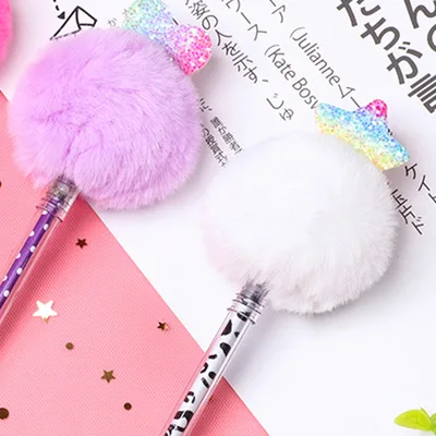 1 шт. креативные канцелярские принадлежности милая искусственная меховая