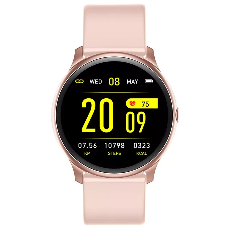 

KW19 Smart watch Women Heart rate monitor Multi-Languages IP67 Waterproof Men Sport Band Fitness Tracker smart bracelet